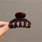 Elegant Solid Small Pumpkin Hair Claw For Women Girls Sweet Hair Ornament Claw Clip Hairpin Hair Clip Fashion Hair Accessories