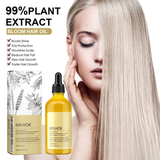EELHOE Rosemary Oil Hair Growth Products Anti Hair Loss Treatment Volume Hair Thickener Strengthening Rosemary Essential Oil