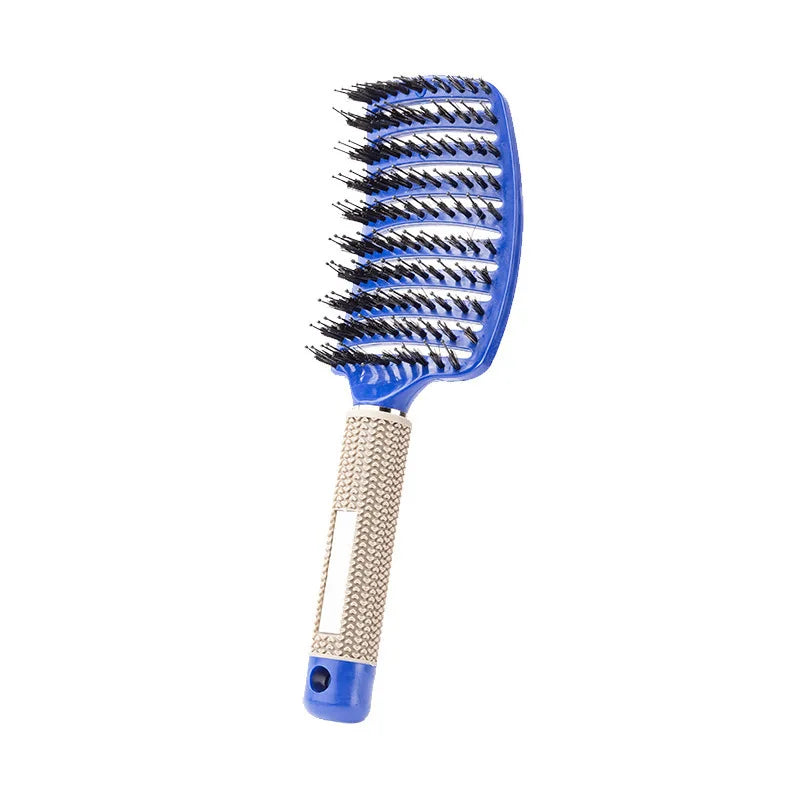 Hair Brush Detangling Hairbrush Bristle&Nylon Women's Wet Curly Hair Scalp Massage Comb Salon Hairdressing Styling Tools