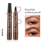 4 fork microblading eyebrow pencil waterproof eyebrow pencil natural long-lasting eyebrow makeup five colors