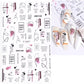1pcs Sakura Flower 3D Nail Stickers White Cherry Blossom Nail Art Decals Spring Summer Adhesive Slider Decor Wedding Manicure