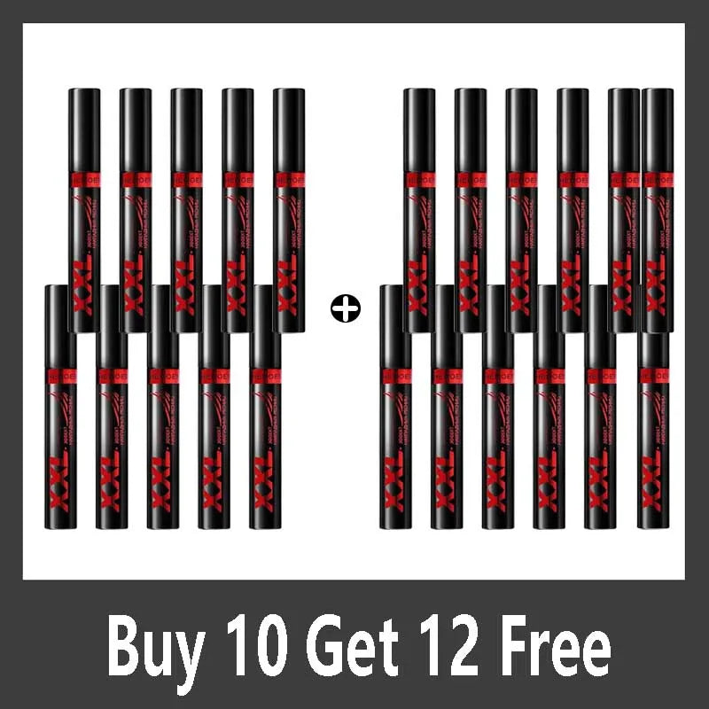 3D Mascara Waterproof Extra Volume Long -lasting Hyper-Curl Lengthening Eyelash Non-smudging Eyelashes Black Mascara Makeup