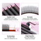 AGUUD Single Tip 2D Y Eyelash Extension Ultra-thin Y Lash Extension Lightweigh Premium Mesh Net Cross Lash 2D Volume Fans Lashes