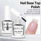 LILYCUTE 7ml Clear Nail Base Top Polish Nail Care Polish Milky White Pink Strengthener Nail Hardener Long Lasting Nail Varnish