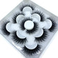 AMSDCN 5 Pairs 3d Mink Dramatic Volume Lashes Bulk Faux Thick Long Wispy Natural Mink Lashes Pack Short Wholesales Natural False