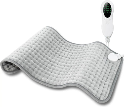 Electric Heating Pad for Period Cramps & Back Pain Relief, Portable Heat Pad with 10 Settings, ETL Certified