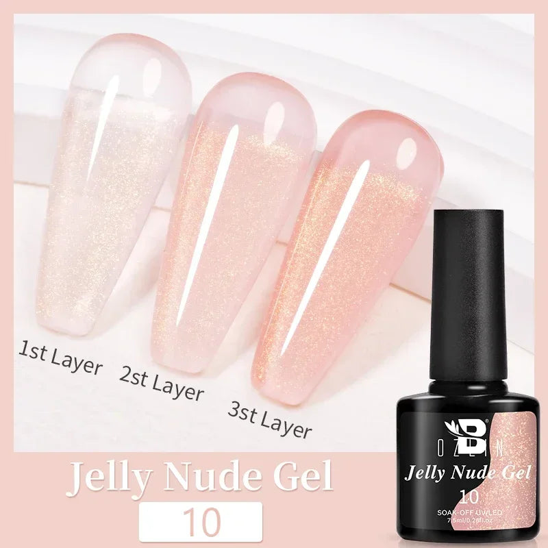 AWStorG 15ml 8 In 1 Reinforcement Gel Nail Gel Multifunctional Clear Gel Nail Polish Nail Strengthener Gel Nail Extension Hard