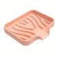 Silicone Soap Dish with Drain, Kitchen Soap Tray Shower Self Draining Soap Dish Soft Bathroom Soap Holder for Kitchen Bathroom