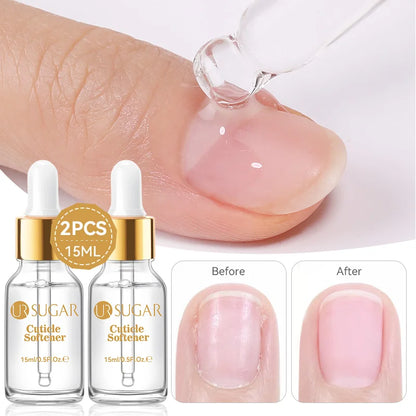 UR SUGAR 15ml GEL Cuticle Remover Gentle Nail Cuticle Oil Softener Liquid Nail Art Treatment Manicure Repair Care Tools Kit
