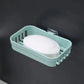No Punch Wall Mount Soap Box Wheat Straw Suction Cup Non Trace Stick Soap Holder Drainage Bathroom Accessory