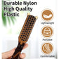 CALIYI 1/2PCS Foldable Hair Comb Portable Boar Bristle Hair Brush Hair Brush Head Massager Travel Combs Hair Styling Accessories