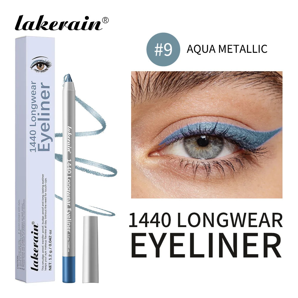 Longwear Eyeliner Smooth Precise Tip Waterproof Smudge-proof Long Lasting Wear Rapid Shaping Soft Mist Makeup Smokey Eyeliner