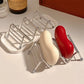 Wavy Soap Dish for Shower, Stainless Steel Shampoo Bar Holder with Removable Drip Tray, Self Draining Quick Dry Bar Soap Holder