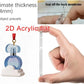 Luxury Perfume Advent Calendar 24 Days Countdown Calendar Blind Box 2D Acrylic Pendant Christmas Gifts Excluding Perfume Liquid