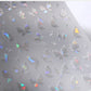 Shiny Jelly Butterfly Charming Golden Gradient Bowknot 5D Self Adhesive Nail Art Sticker Flower Petal Rhinestone Manicure Decals