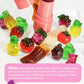 Women Brightening Face Blush Stick 2PCS Jelly Set Purple Lip Cheek Makeup Cosmetics Beauty Health