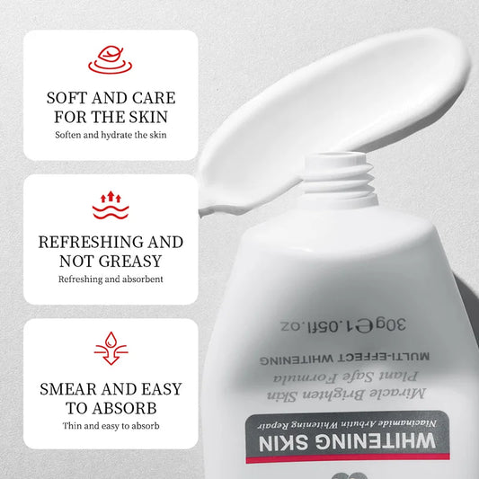 1/2pcs SADOER Niacinamide Arbutin Hand Cream Moisturizing Non Greasy Nourishing Anti Dry Crack Hydrating Hands Skin Care