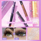 QIBEST Sliver Gold Purple Glitter Mascara Quick Dry Lasting Waterproof Curling Thick Shiny Eyelash Diamond Mascara 3 Colors