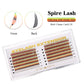 New Tinsel Premade Fans Eyelash Extension Holographic Anime Tower Tips Pro Made Eyelash Comic Feather Super Soft False Eyelashes