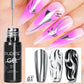PUENTE 7.5ML Golden Gems Cat Magnetic Gel Nail Polish Pink Brown Blue Colors Golden Glitter Cat Eye Soak Off UV Nail Art Varnish