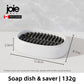 Joie Silicone Soap Dish Soap Saver Drain Soap Tray Self Draining Soap Holder Bathroom Soap Rack Shower Soap Storage Rack