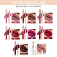 8 pcs matte liquid lipstick, lip glaze - waterproof, non-stick, long-lasting lip gloss, brown, pink, purple and red tones