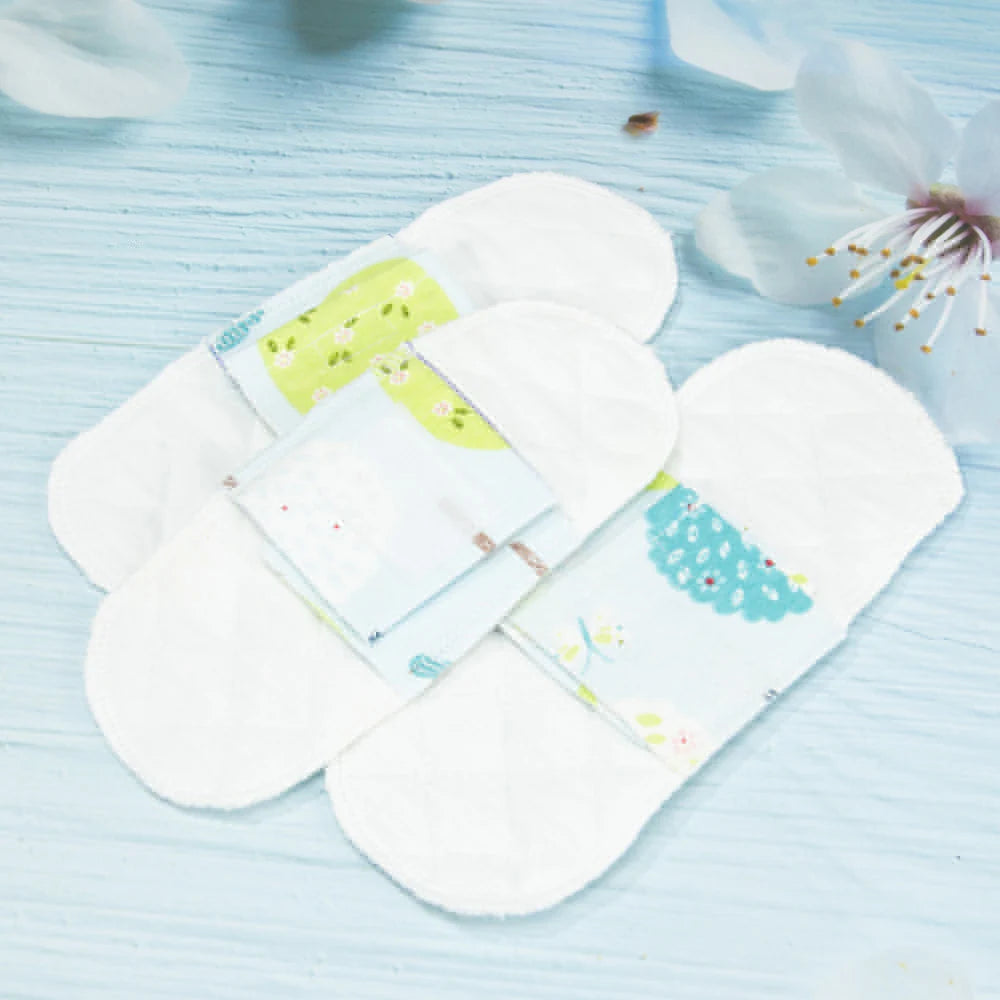 2Pcs/lot 190mm Reusable Washable Menstrual Pads Cotton Pad Sanitary Pads Cloth Soft Panty Liner Women Napkin Feminine Hygiene
