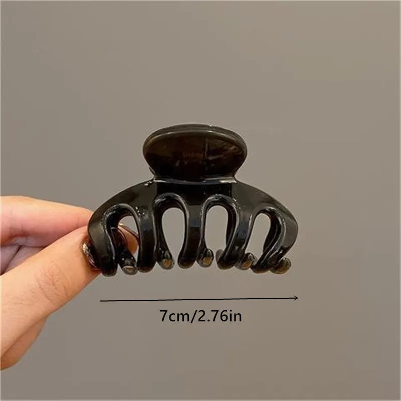 Elegant Solid Small Pumpkin Hair Claw For Women Girls Sweet Hair Ornament Claw Clip Hairpin Hair Clip Fashion Hair Accessories