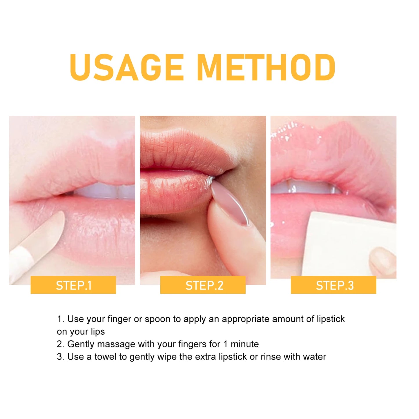 Strawberry Lip Scrub Gentle Repair Chapped Lips Deep Moisturizing Nourishing Improve Dryness Honey Orange Lip Care Exfoliator