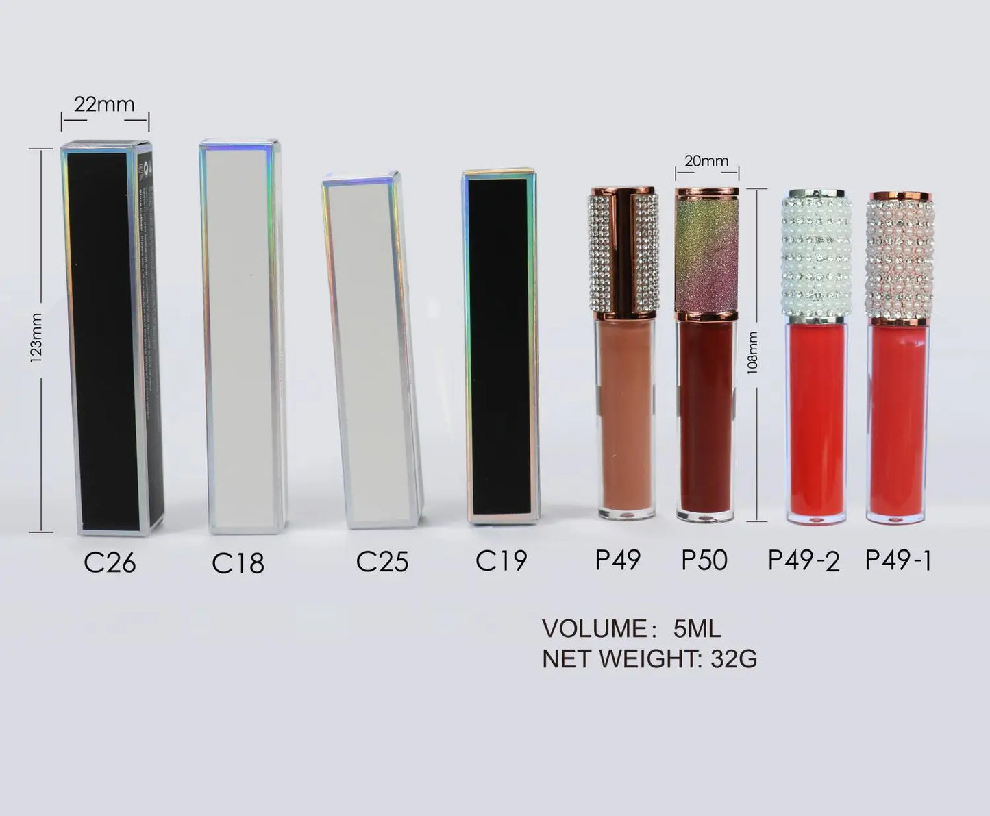 Private Label Diamond Lipgloss Wholesale Clear Shiny Glitter Glossy Makeup Lip Gloss Custom Liquid Lipstick Bulk Products