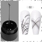 7.5ML Black Cat Eye Magnetic Glitter Gel Nail Polish Ultra-Bright Black Shine Long-Lasting Soak Off UV Nail Art Varnish Manicure