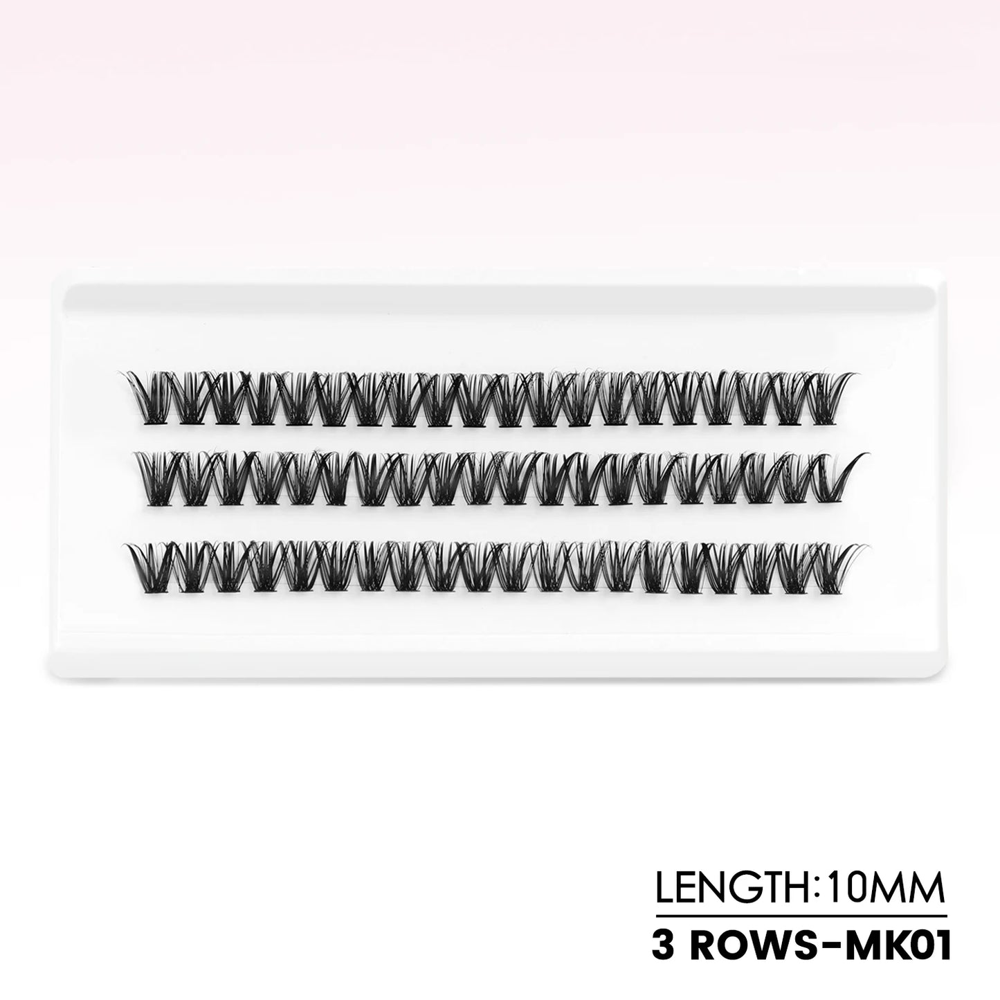 WOSHEER Eyelash Clusters Kit Thick Individual Lashes Lash Bond And Seal And Remover Faux Mink Lashes Eyelash Extension DIY