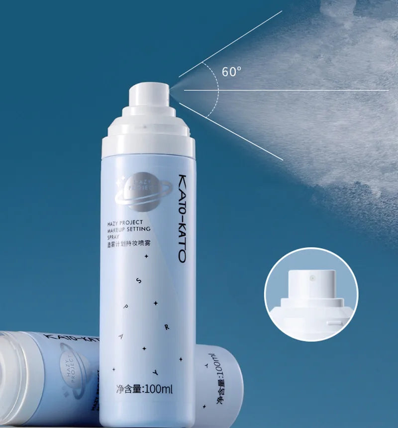 KATO Makeup Setting Spray Moisturizing Long Lasting Foundation Fixer Spray Matte Finishing Setting Spray Skin Cosmetic 100ml