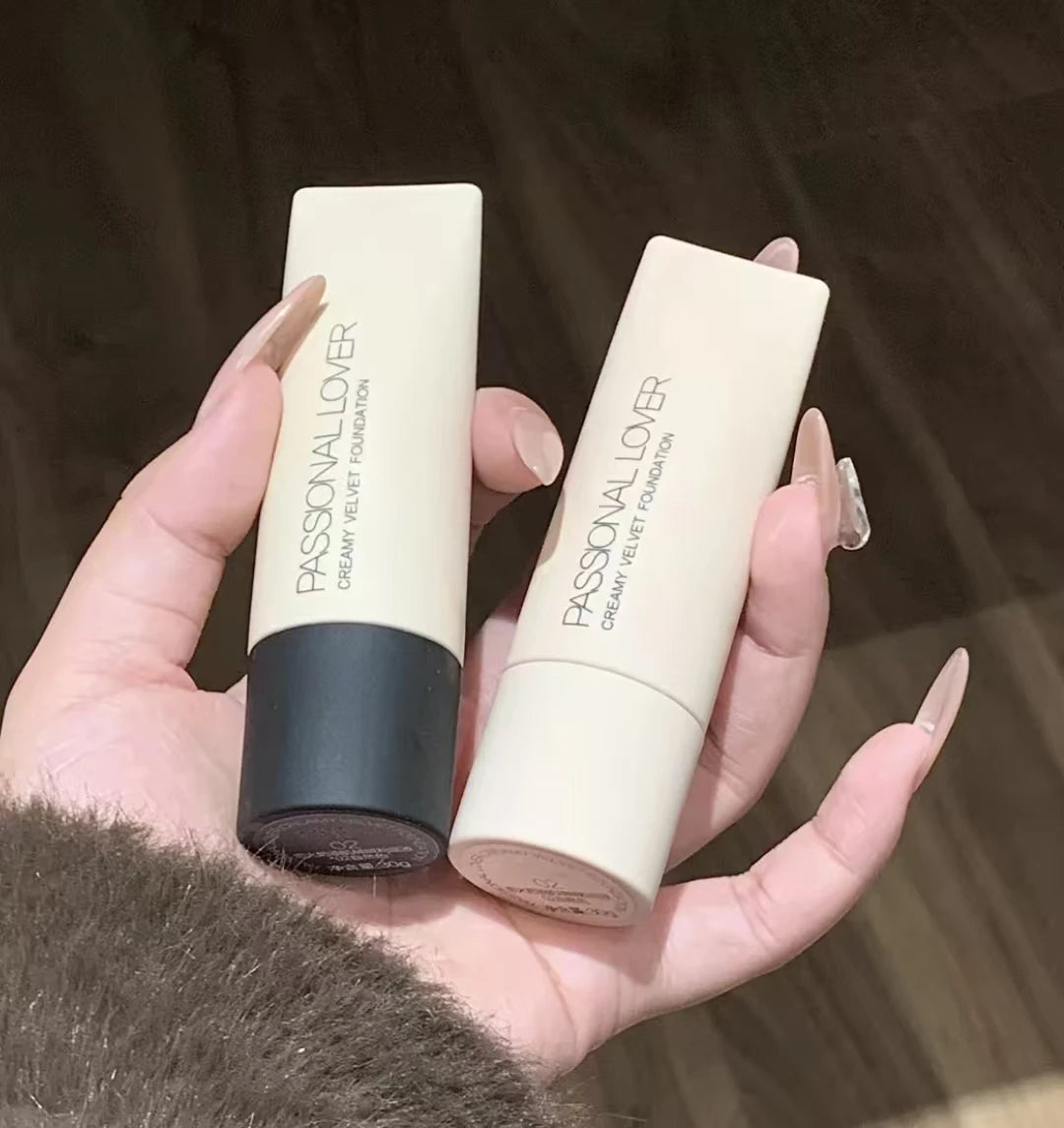 Passional Lover Liquid Foundation Concealer Matte Soft Waterproof BB Cream Oil Control Longlasting Face Base Makeup For Dry Skin
