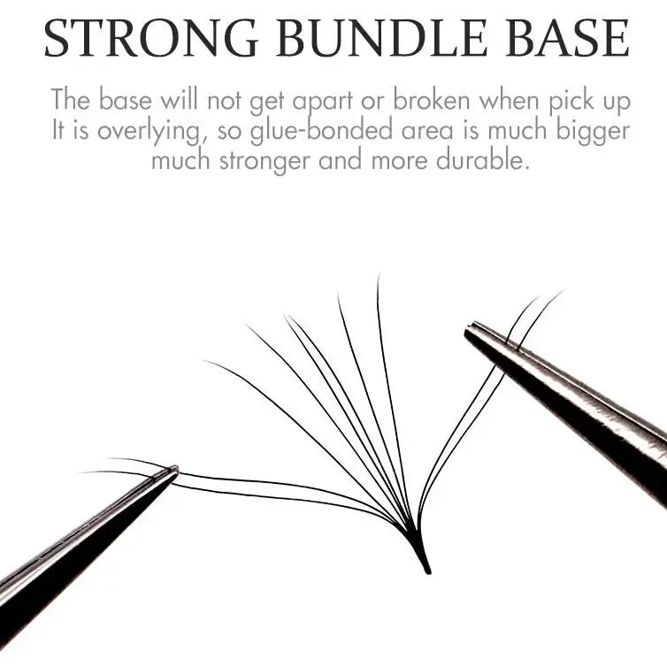 Bulk Lashes Pre Made Fan Short Stem 500 Fans Russian Volume Lashes Premade Fans Volume Lash Individual Eyelash Extension