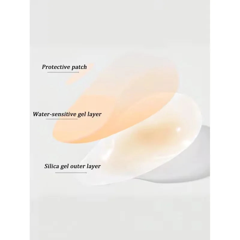 Ultra-Thin Silicone Bra Drop-Shaped Nipple Covers  No Glue Self-Adhesive Sticky Push Up Pasties  Lift Breast Pads for Women