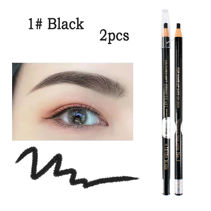 1818 Waterproof Eyebrow Pencil Microblading Permanent Makeup Dermatograph Pencil Peel Off Pull Roll Paper Eyebrow Pencil Set