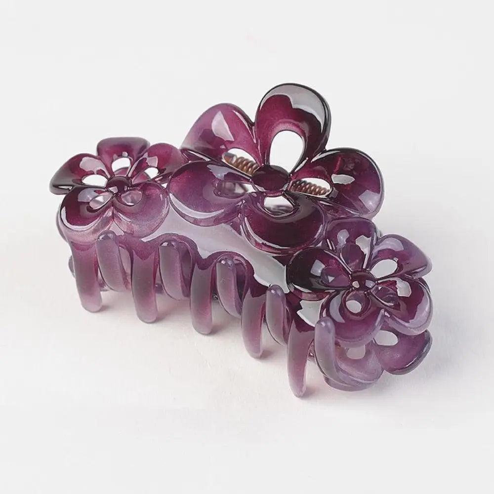 Fashion Sweet Flower Hair Clip Wash Up Accessories Headwear Hair Pins Resin Hair Claw Women