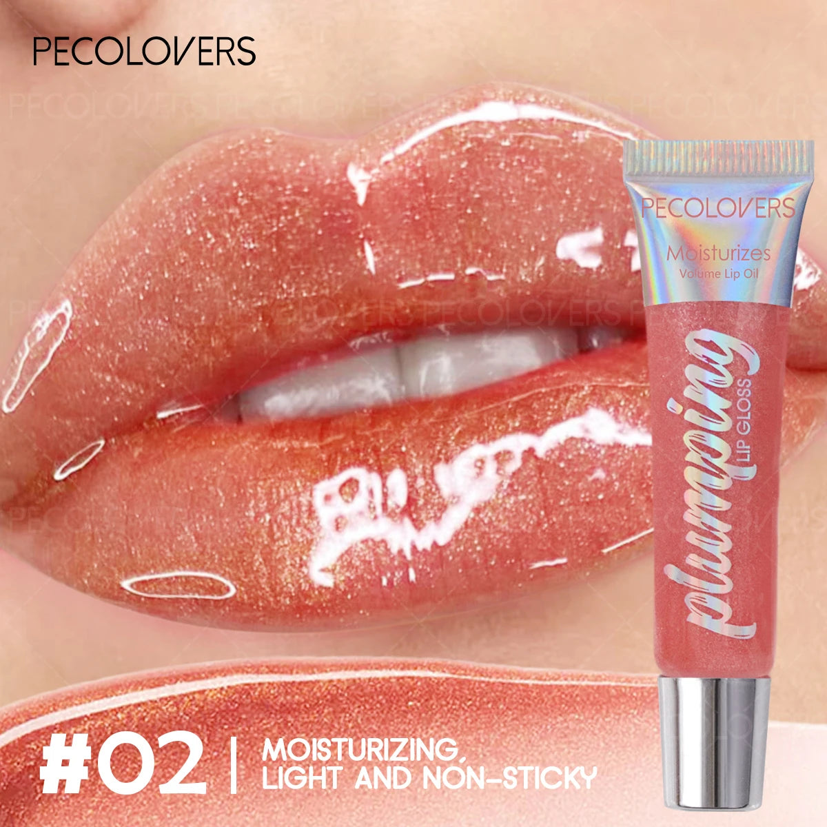 5PCS/Set Lip Gloss, Lip Oil, Waterproof and Long Lasting, Nourishing, Non-stick Cup, Liquid Lipstick, Creates A Charming Makeup