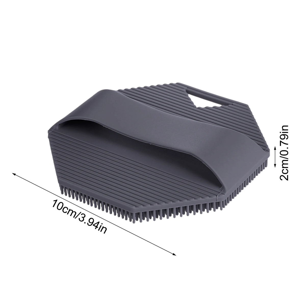 1PC Silicone Body Scrubber Bath Shower Bath Brush for Body Massager Bast Exfoliating Silicone Bathing Scrubber Body Brush