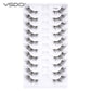 YSDO 5/10 Pairs Half Lashes Cat Eyelashes Soft Natural Clear Band False Lashes Natural Wispy Faux 3d Mink Eyelashes Makeup Tools