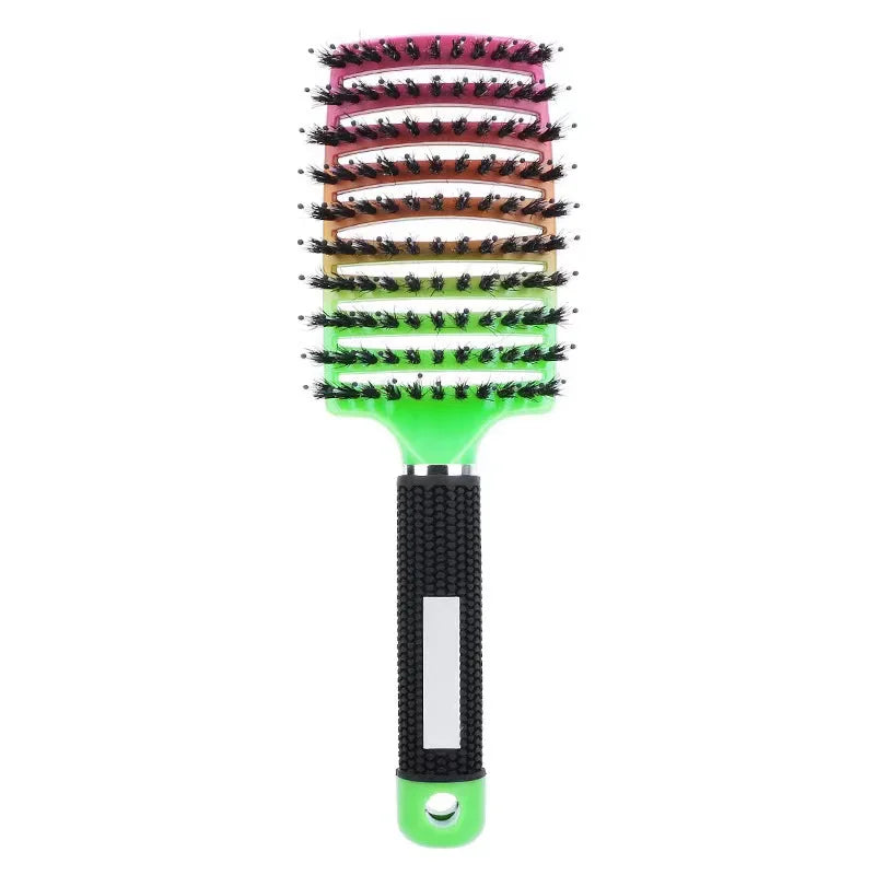 Hair Brush Detangling Hairbrush Bristle&Nylon Women's Wet Curly Hair Scalp Massage Comb Salon Hairdressing Styling Tools