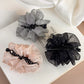 Delicate Sweet Rhinestone Mesh Banana Clip for Women - Versatile Vertical Clip 2026 New Style High Ponytail Hair Clip