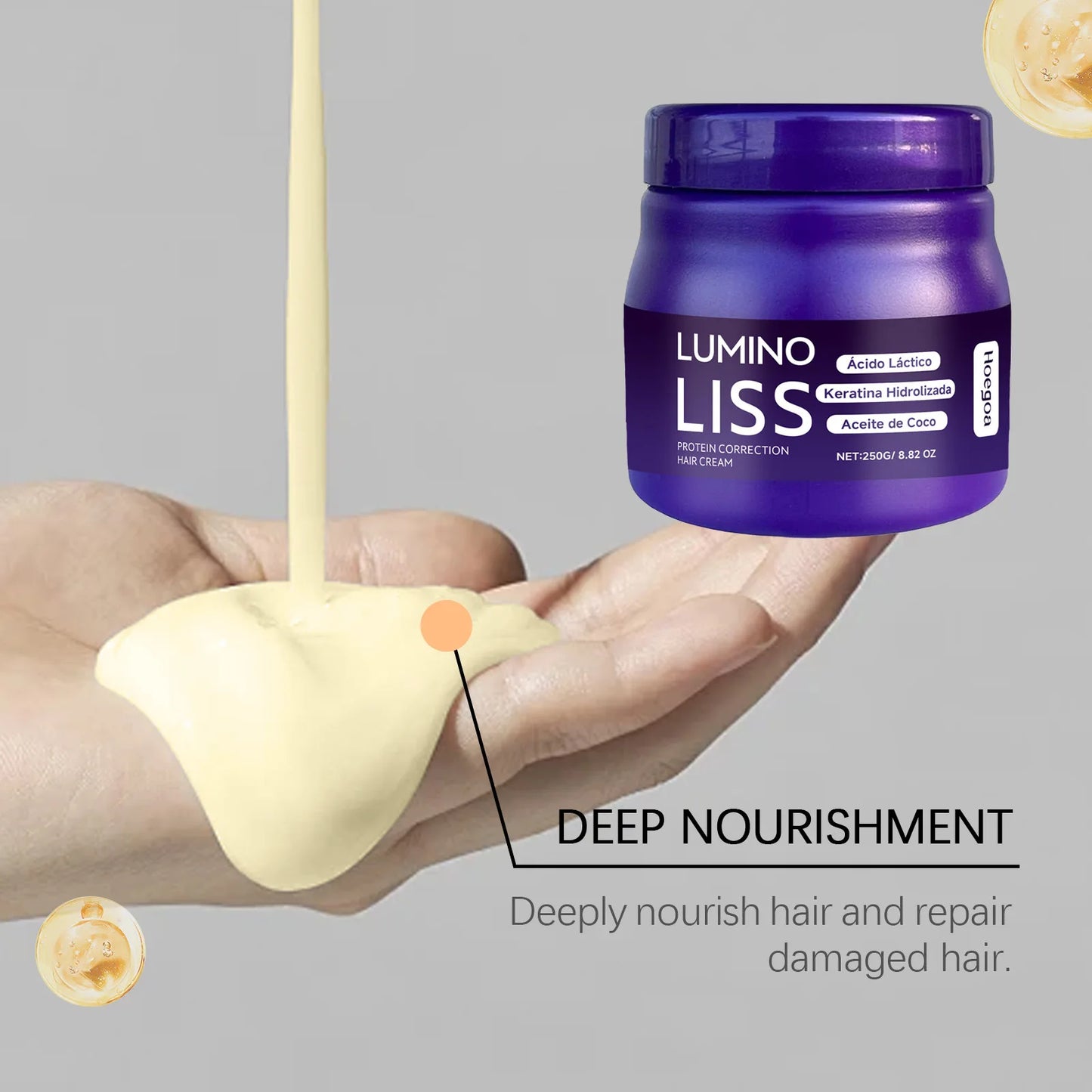 Deep Repair Frizzy Hair Mask Keratin Deep Nourishing DryFrizzy Damaged Treatment Collagen Magical Soft Shiny Straightening Cream