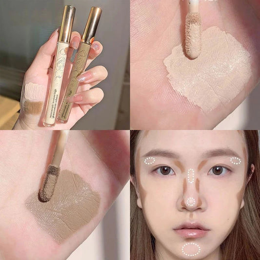 Highlighter Stick, Face Contour, Liquid Shadow, Glitter, Brightening, Concealer, Three-Dimensional Highlighter, Silkworm Pencil