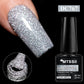 7ml Champagne Gold Sliver Reflective Nail Gel Polish Sparkling Shining Glitter Pink Red Nail Supplies Semi Permanent Gel Varnish