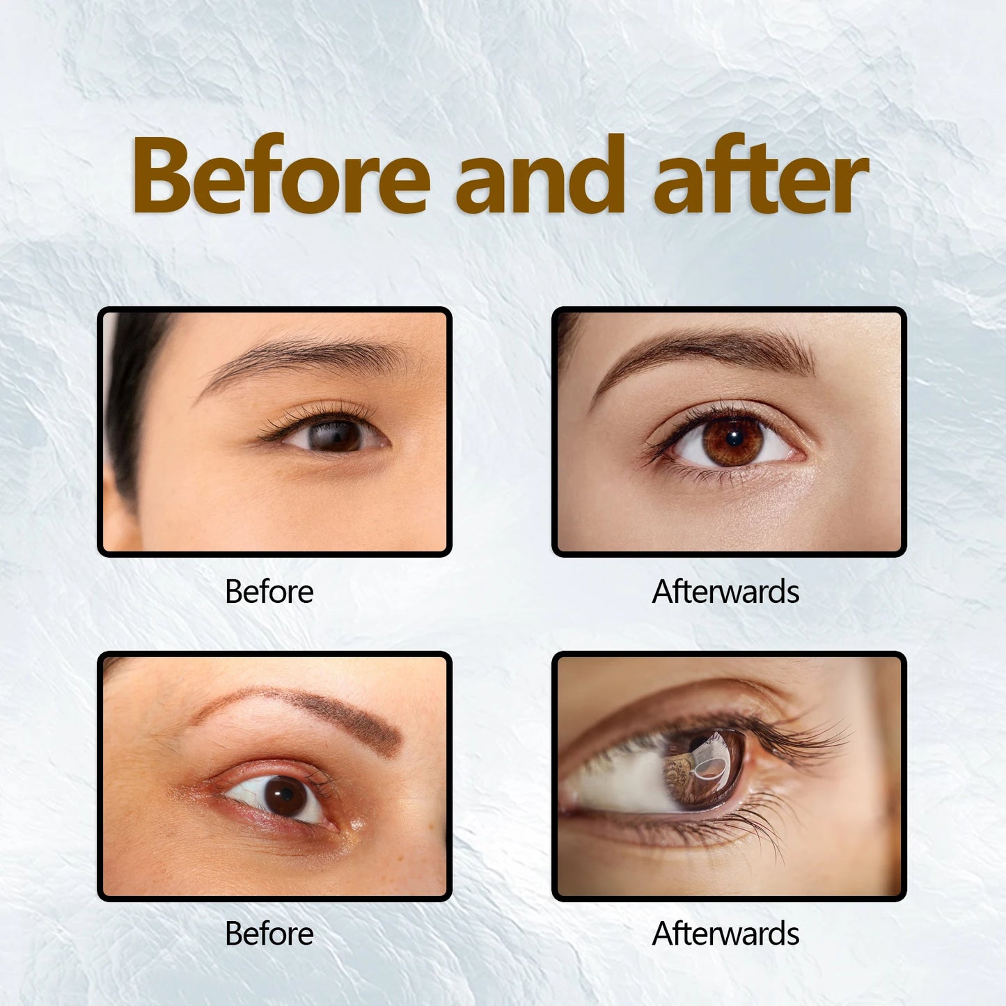 EELHOE Eyelash Enhancing Serum Natural Ingredients Nourishing Lengthening Lashes Eyebrow Natural Curling Fuller Thicker Makeup