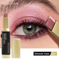 Double Color Eyeshadow Stick Highlight Shadow Stick Eye Makeup Waterproof Lasting Shimmer Metallic Eyeshadow Makeup