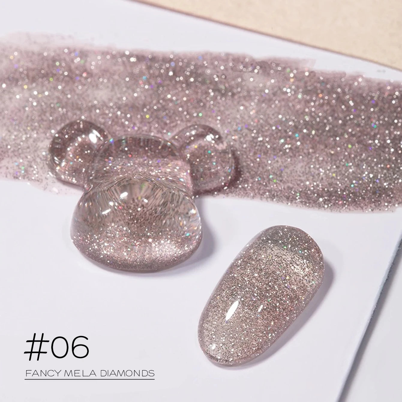 MIANEL 12ML Fall Winter Holographic Diamond Gel Nail Polish Ultra Glittery High-Density Sparkle Finish New Launch 2025