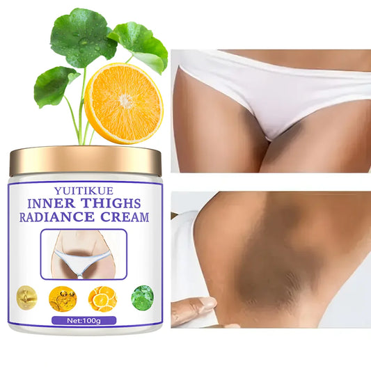 YUITIKUE Vitamin C Body Brightening Cream 100g - for Inner Thighs, Underarms & Private Areas, All-Over Radiance
